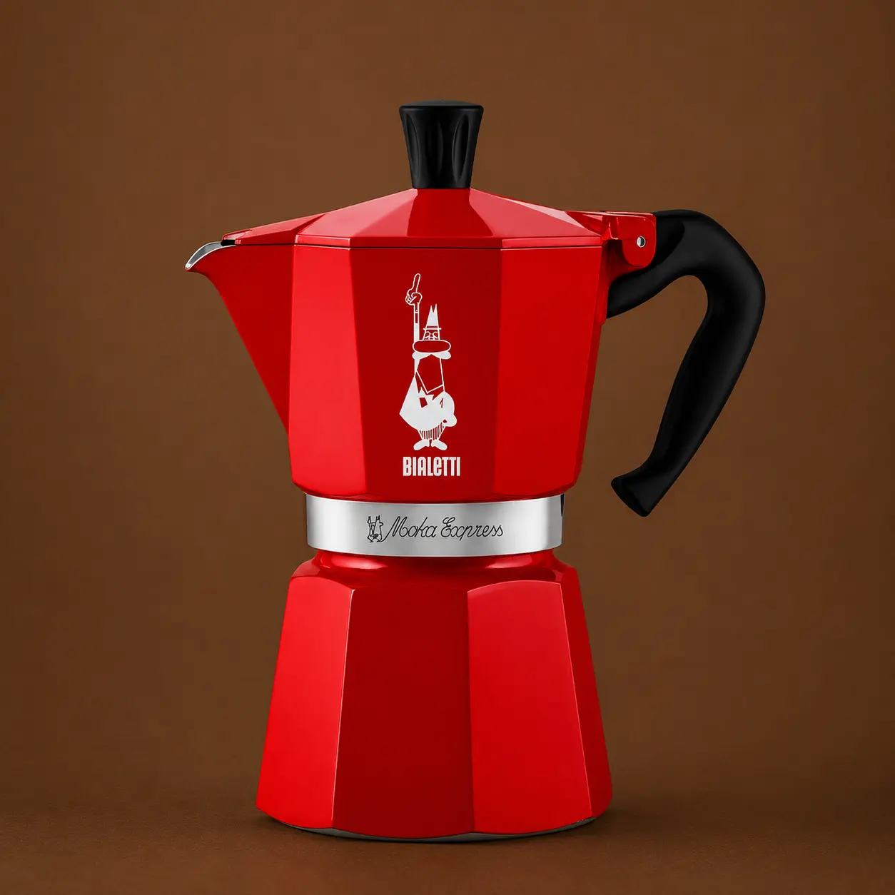 Kawiarka Bialetti Moka Express 3 filiżanki - Czerwona