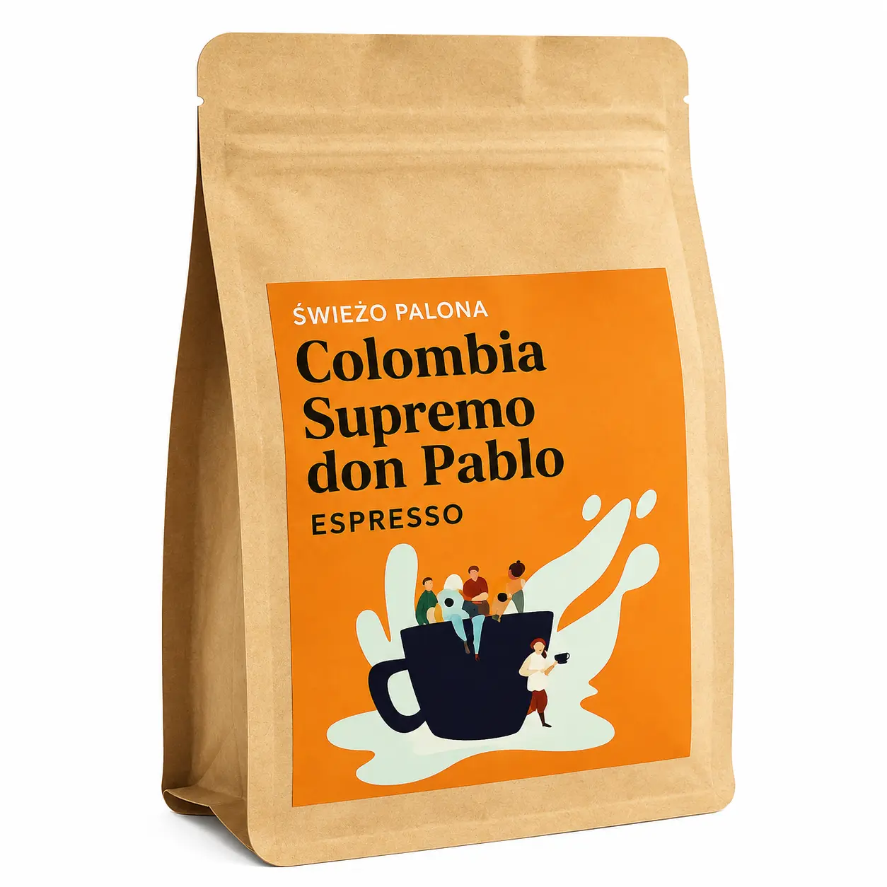 Kawa ziarnista Świeżo Palona Colombia Supremo Don Pablo Espresso