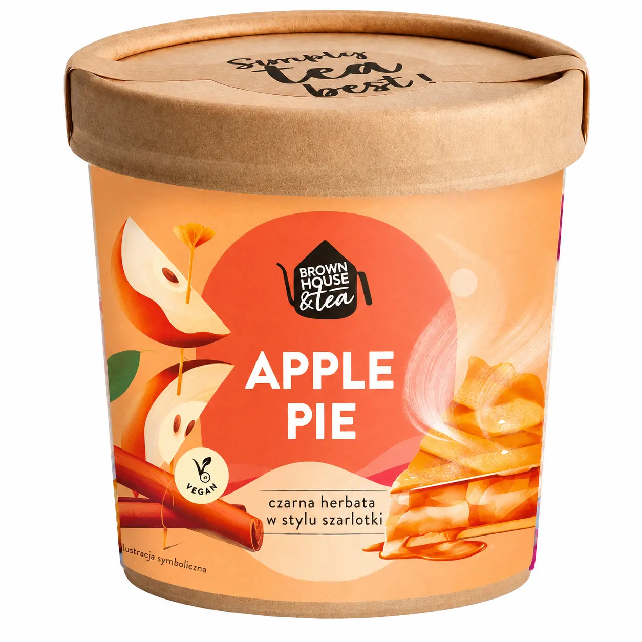 Brown House & Tea APPLE PIE – herbata czarna 50 g