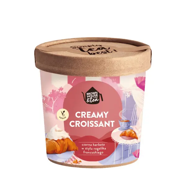 Brown House&Tea CREAMY CROISSANT – czarna herbata