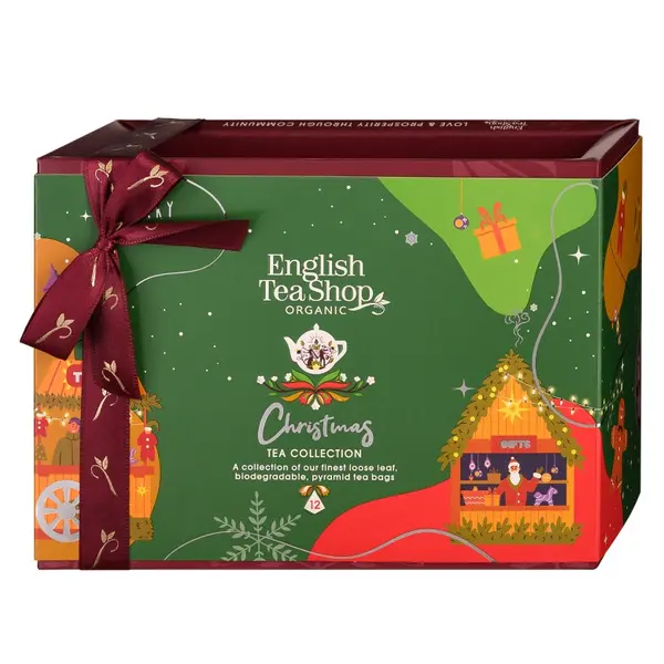 English Tea Shop Christmas Tea Green Wonders – zestaw 12 piramidek