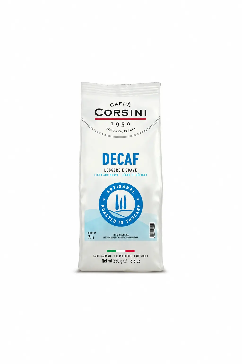 Kawa mielona Caffè Corsini Decaf 250g